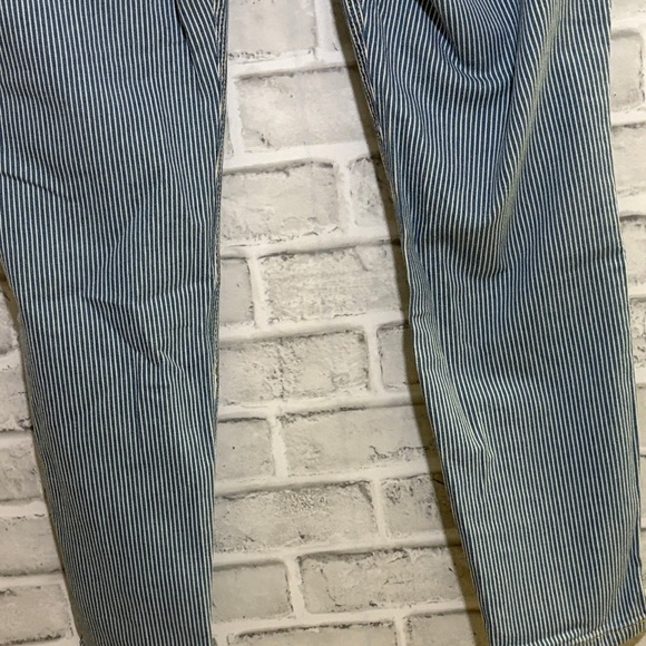 Dyndnm Kate womens Blue Striped Jeans, size 31 - Picture 9 of 12